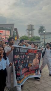 NEET पेपर लीक के विरोध में लुधियाना की सड़कों पर उतरे छात्र, निष्पक्ष परीक्षा की उठाई मांग।